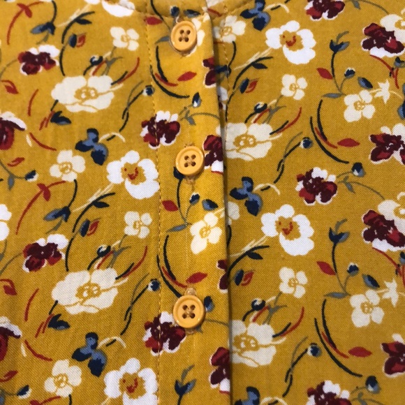 Golden floral dress - Picture 4 of 5